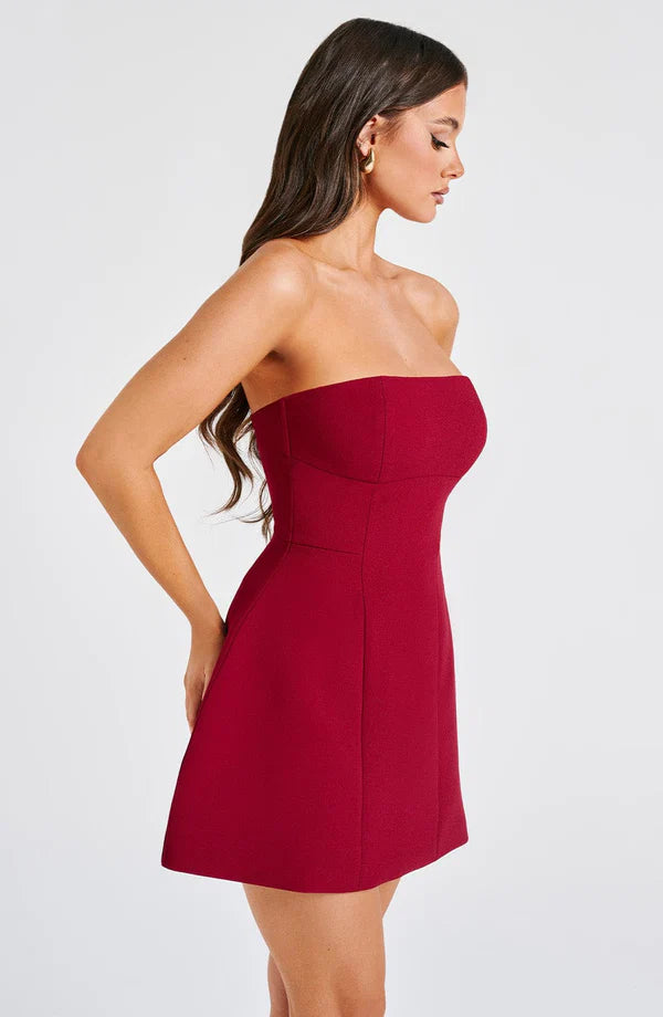 Élise Strapless Mini Dress