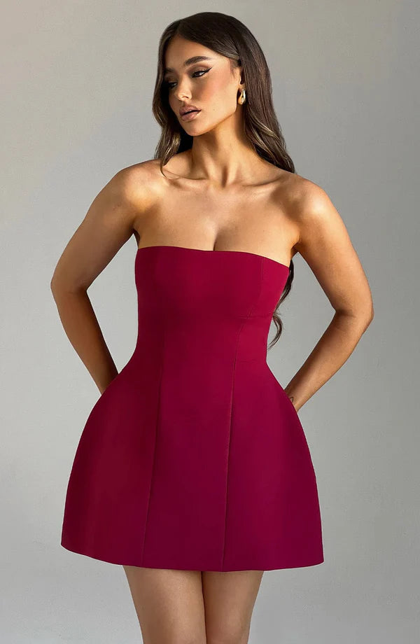 Élise Strapless Mini Dress