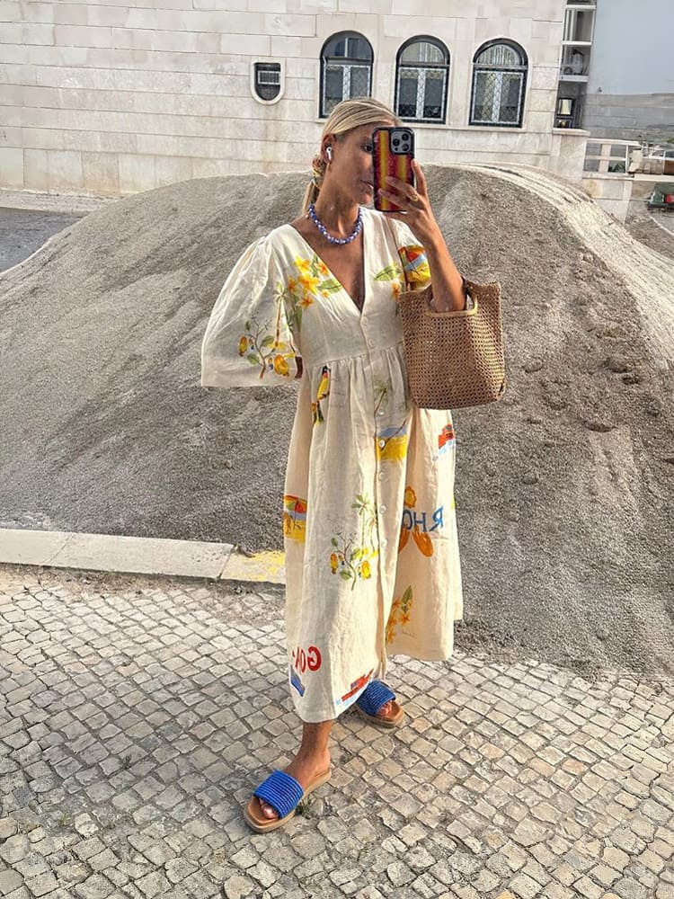 Liora Floral Midi Dress