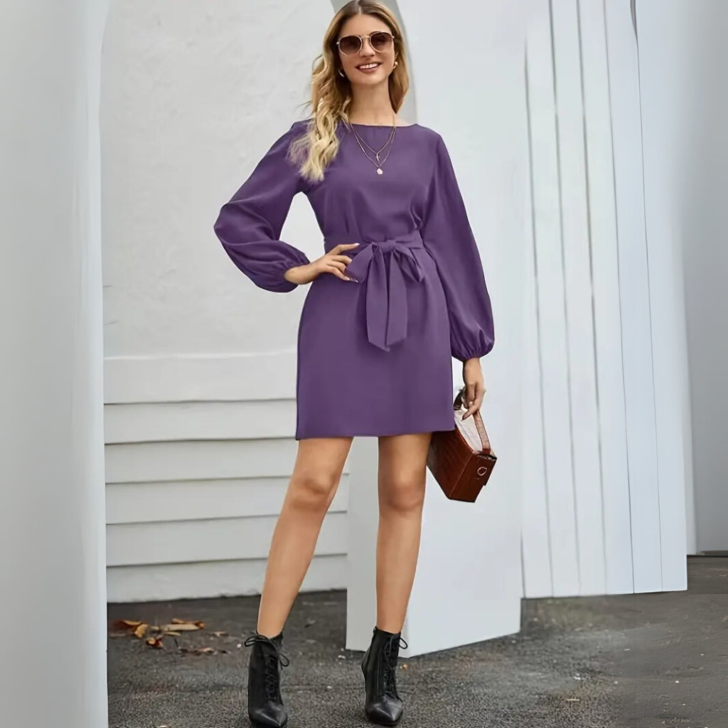 Lunara Tie Mini Dress